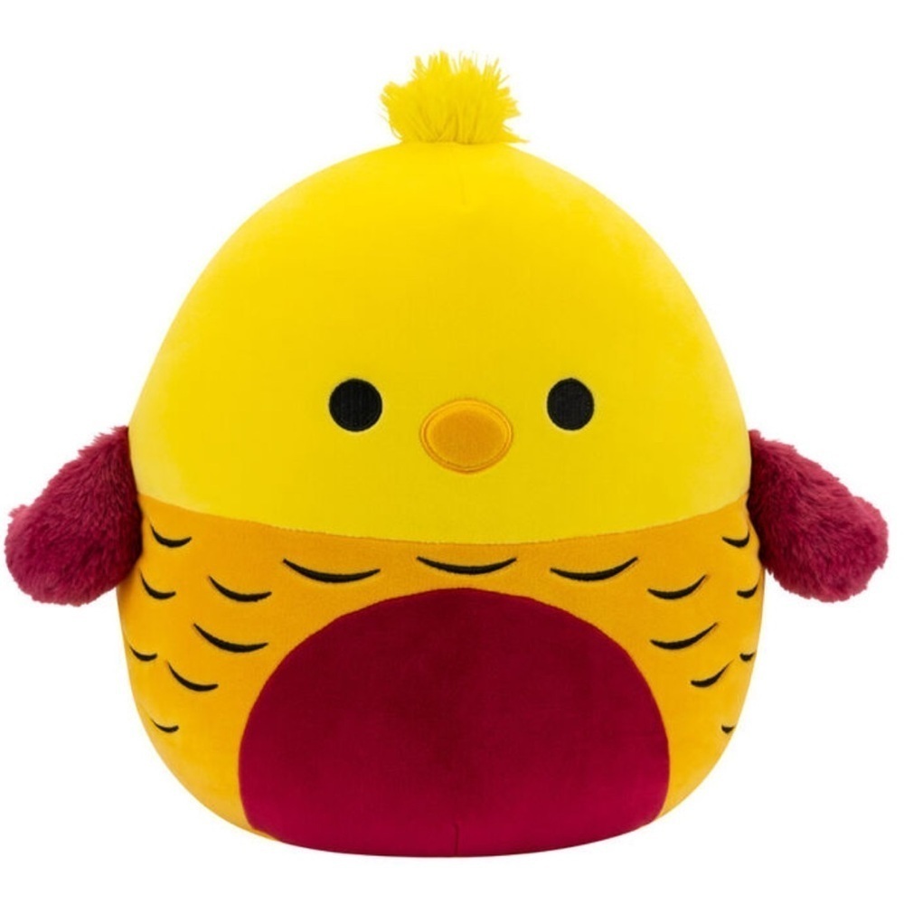 Squishmallows Twelve Inch Beck the Golden Pheasant Plushy Sensory Stuffed Toy